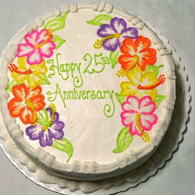 25Th Anniversary Cake