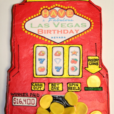 Slot Machine Cake