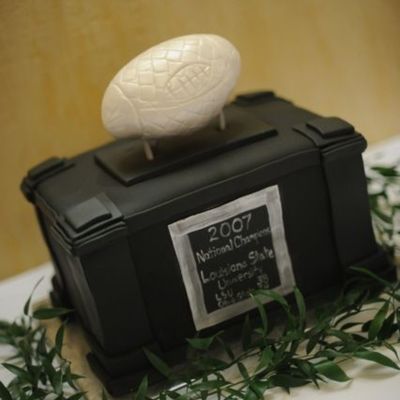 Lsu Champs Grooms Cake.