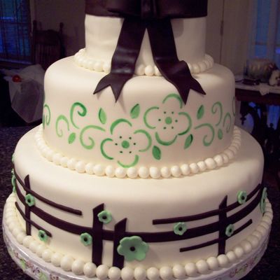 Garden Wedding Cake