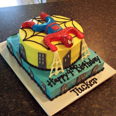 Tucker's Spiderman Cake