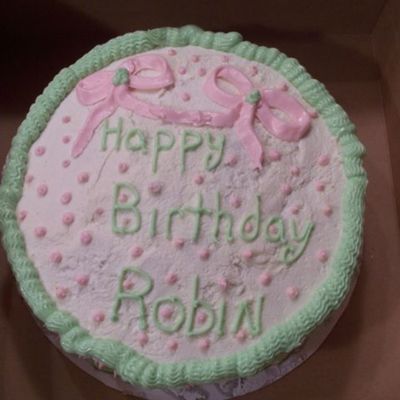 Polka Dotted Birthday Cake