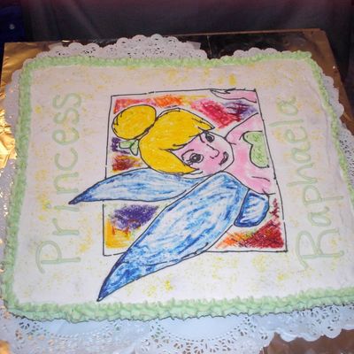 Tinkerbell Cupcake Bday Cake