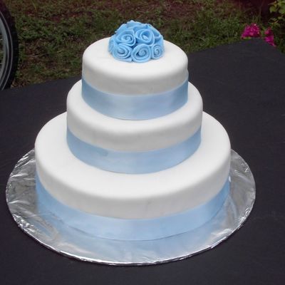 Simple Wedding Cake