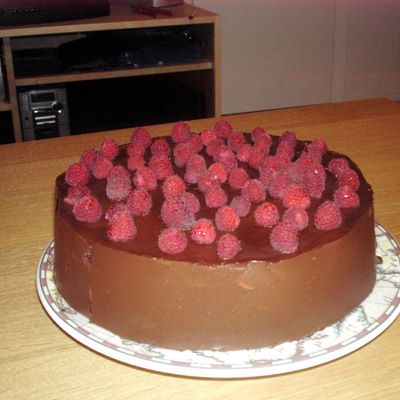 Chocolate Raspberry Torte