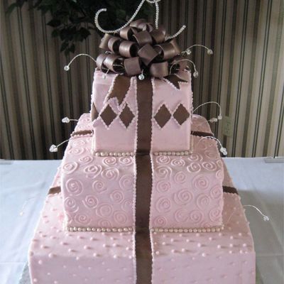 Pink & Brown Ribbon