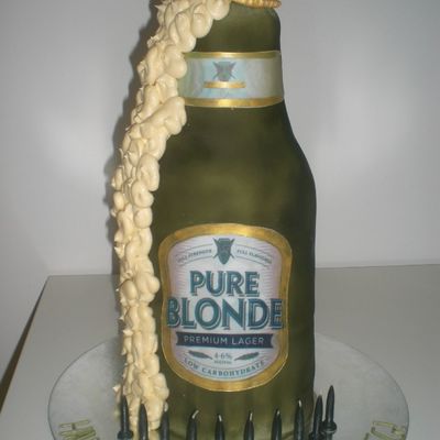 Beer Bottle Cake