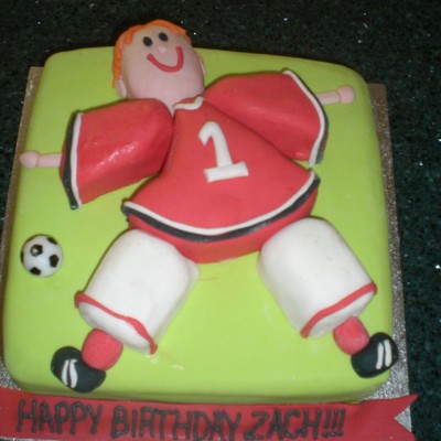 Soccer Boy Cake