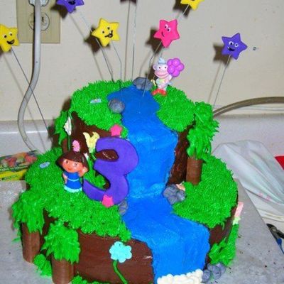 Dora Birthday Cake