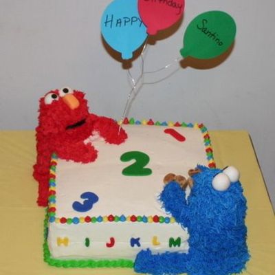 Elmo And Cookie Monster