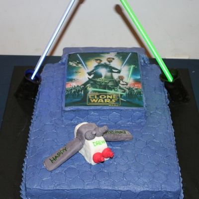 Clone Wars Edible Image With Working Lightsavers
