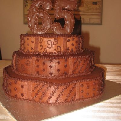 65Th B-Day Cake