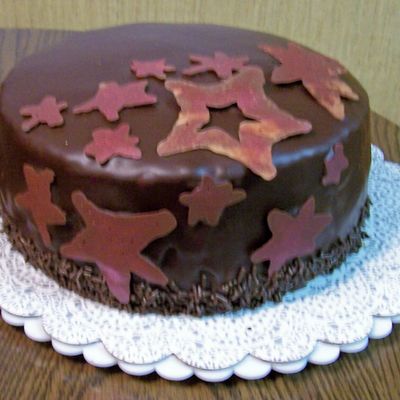 Chocolate Ganache With Stars