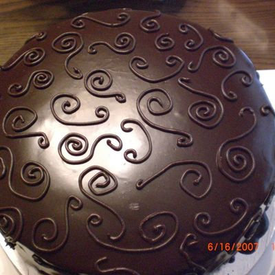 Chocolate Ganache Swirls