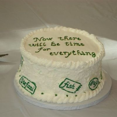Pastor's Retirement Cake