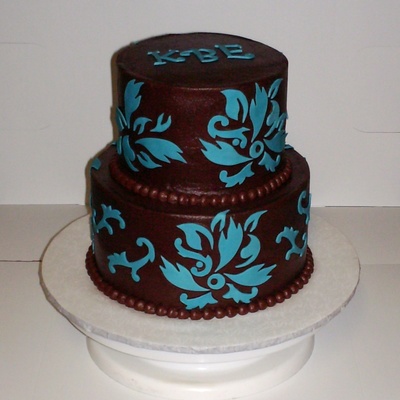 Whimsical Damask Birthday