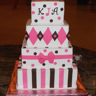 Sweet 16 Pink & Brown