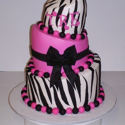 Sweet 16 Topsy Turvy Zebra Print
