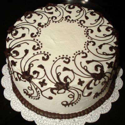 Black And White Cake