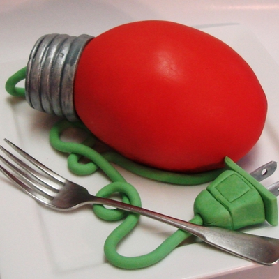 Retro Lightbulb Cakelet