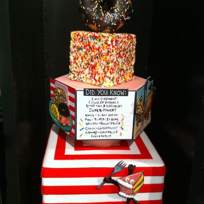 Mimi's Doughnuts Comic Book Cake
