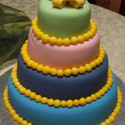 4-Tier Birthday Cake