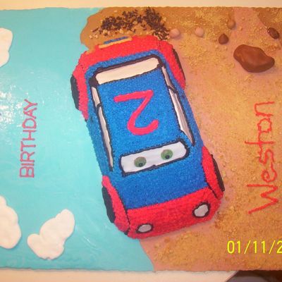 3D Funny Car Cake