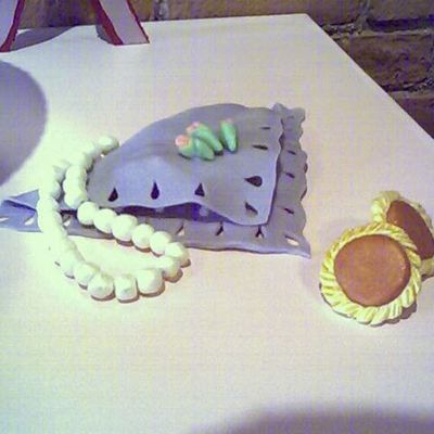 Hankie, Pearls And Earrings