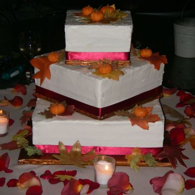 Autumn Wedding Cake