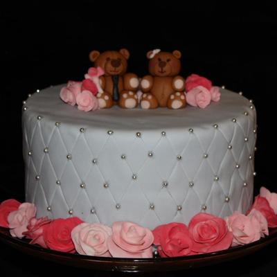 Teddy Bear And Roses