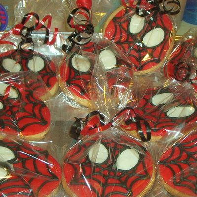 Spiderman Cookies