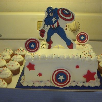 Captain America Cake