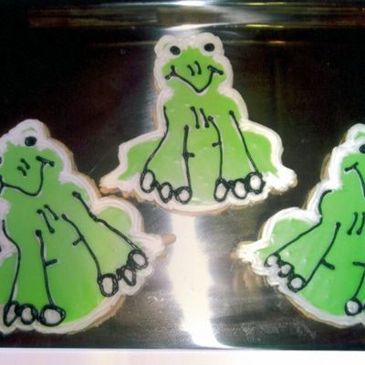 Frog Sugar Cookies