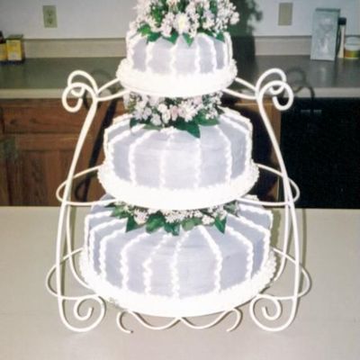 Purple Anniversary Cake