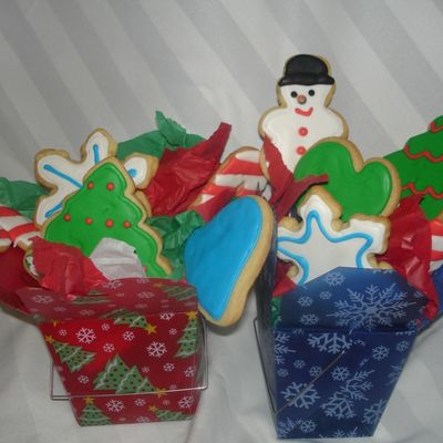 Christmas Cookie Bouquets