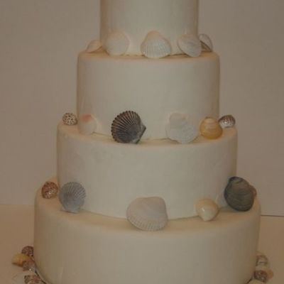 Shell Wedding Cake