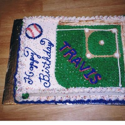 Baseball Birthday Cake