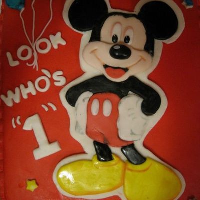 Mickey Mouse 1St Bday