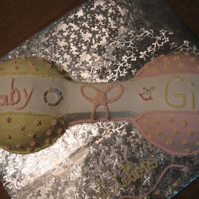 Baby Girl Rattle Cake