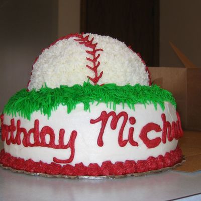 Baseball Birthday Cake