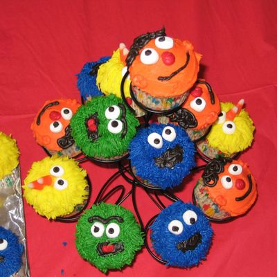 Sesame Street Cupcakes