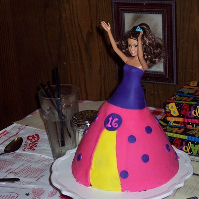 Sweet 16 Doll Cake