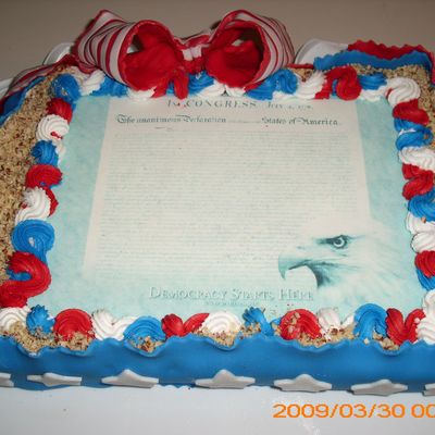 My Fourth Of July Cake