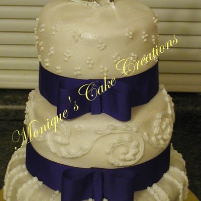 Blue Wedding Cake