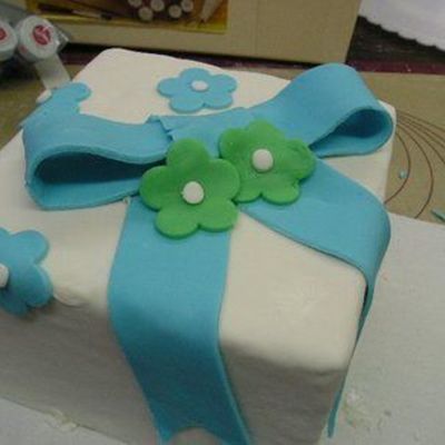 Fondant Ribbon Cake