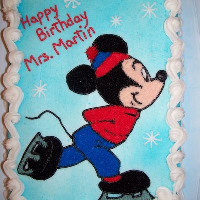 Mickey Skating
