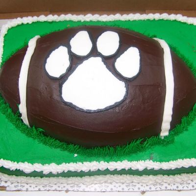 Football Birthday Cake