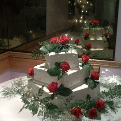 Rose Wedding Cake