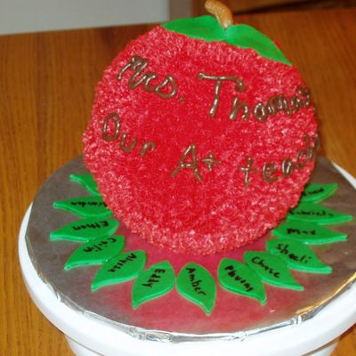 Teacher Appreciation Cake