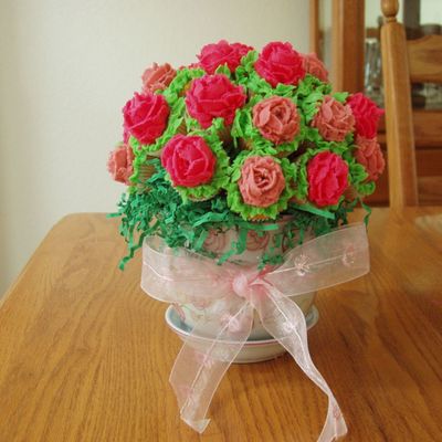 Mini Cupcake Bouquet Of Roses